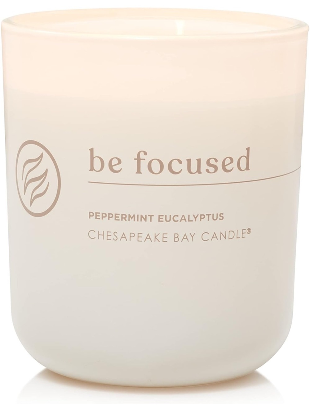 Chesapeake Bay "Be Focused" Peppermint Eucalyptus Candle - Cream 🧘🏻